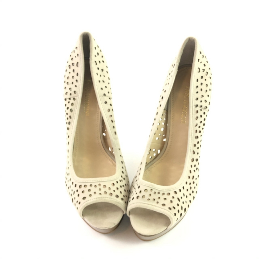 Enzo Angiolini Womens High Heels Suede Tan 9m